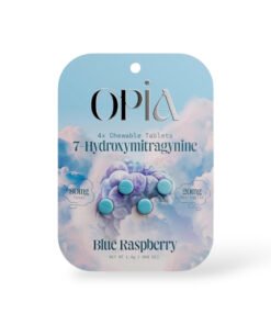 Opia 20mg 7-Hydroxymitragynine Blue Raspberry Chewable Tablets 4ct