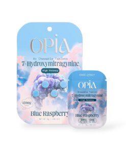Opia 7-Hydroxymitragynine Chewable Tablets Blue Raspberry 30mg Per Tablet