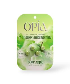 Opia 7 Hydroxymitragynine Chewable Tablets Sour Apple 80mg