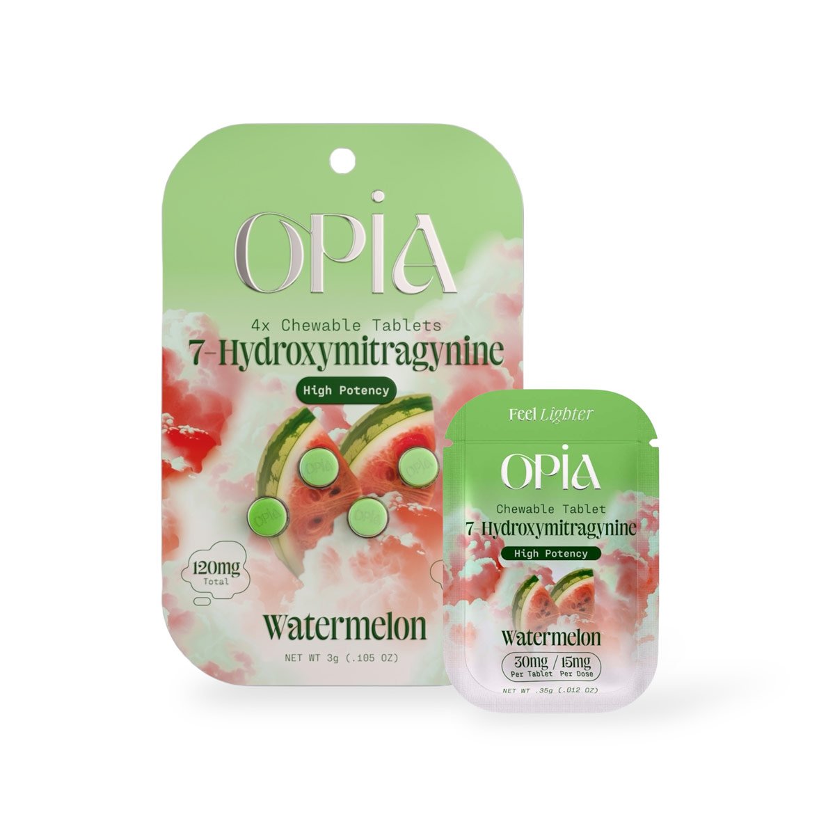 Opia 7-OH Chewable Tablets Watermelon 30mg Per Tablet