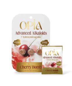 Opia Advanced Alkaloids 7-Hydroxymitragynine Cherry Bomb Chewable Tablets 300mg