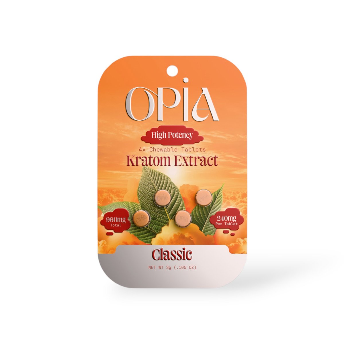 Opia Kratom Extract Classic Tablet 240mg