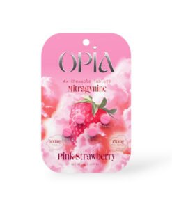 Opia Mitragynine 150mg Pink Strawberry Chewable Tablets