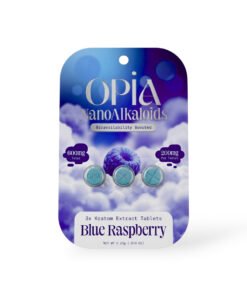 Opia Nano Alkaloid Chewable Tablets Blue Raspberry 200mg