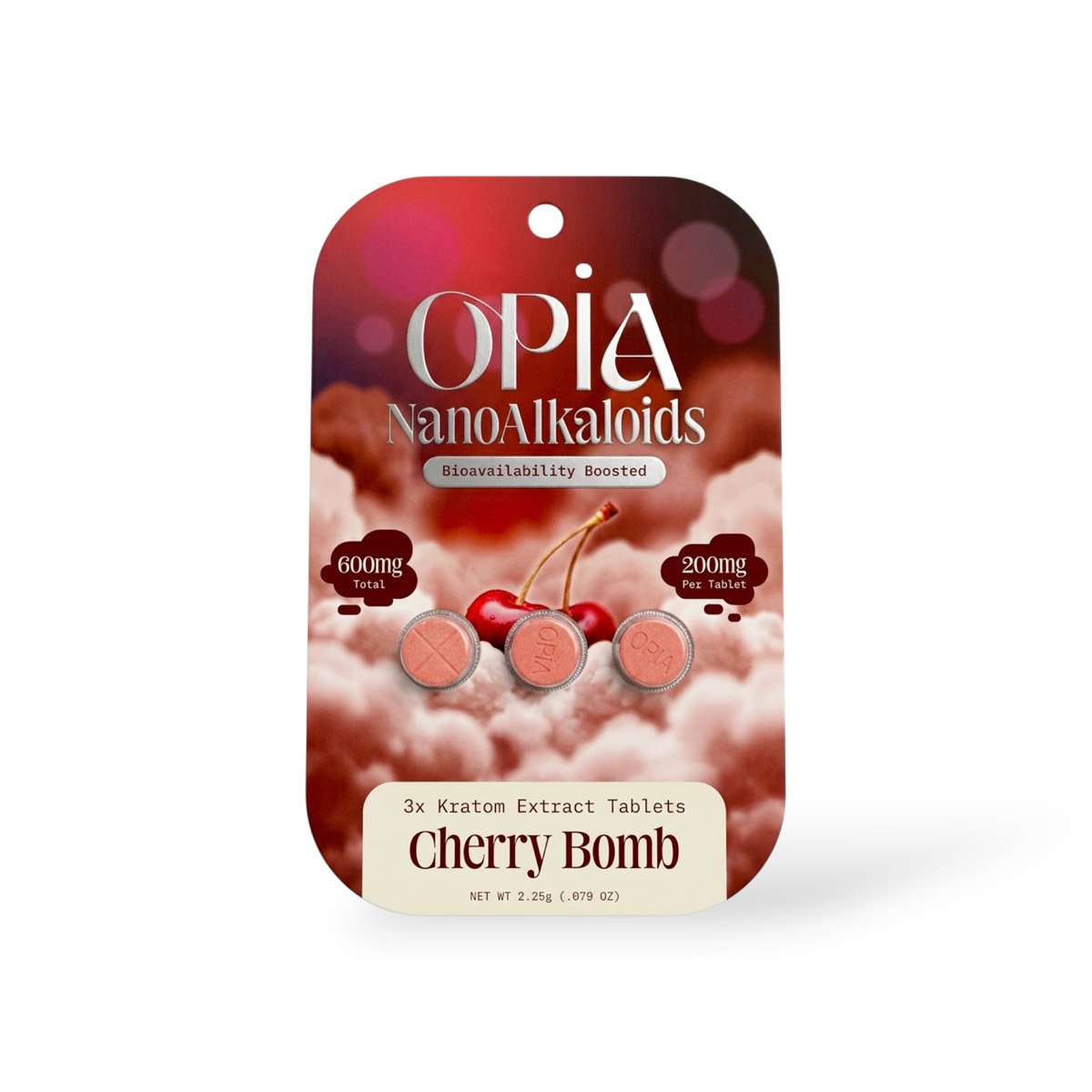 Opia Nano Alkaloid Chewable Tablets Cherry Bomb 200mg