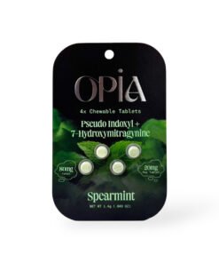 Opia Pseudo + 7OH Chewable Tablets Spearmint 80mg