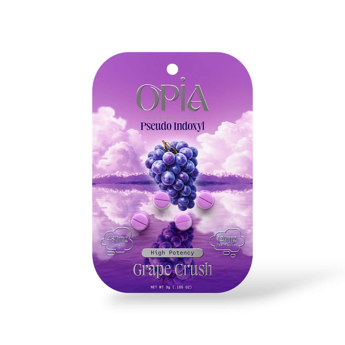 Opia Pseudo Indoxyl Grape Crush 120mg Per Tablet