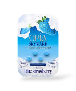 Opia Skyward 7-Hydroxymitragynine Blue Strawberry Chewable 130mg Tablet