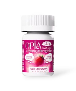 Opia Ultra 7-Hydroxymitragynine Sour Strawberry Chewable Tablet 100mg