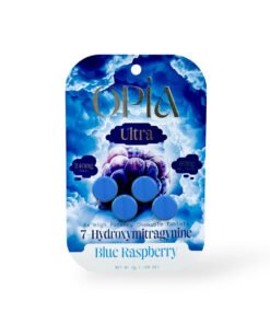 Opia Ultra 7-OH High Potency Chewable Tablets Blue Raspberry 60mg Per Tablet