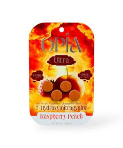 Opia Ultra 7-OH High Potency Chewable Tablets Raspberry Peach 60mg Per Tablet