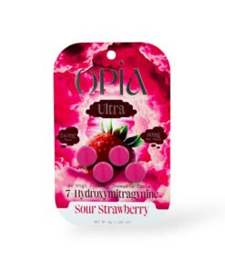 Opia Ultra 7-OH High Potency Chewable Tablets Sour Strawberry 60mg Per Tablet